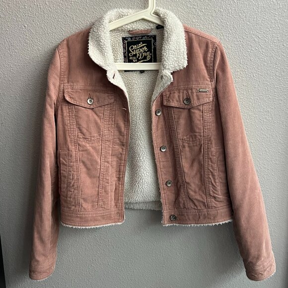 Superdry Corduroy Jacket Size 6 - Picture 1 of 4
